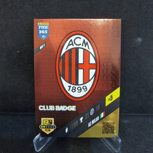2024 Panini Fifa 365 Club Badge Logo AC Milan /K47