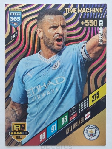 2024 Panini Fifa 365 Kyle Walker Manchester City Time Machine /F