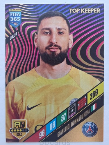 2024 Panini Fifa 365 Gianluigi Donnaruma PSG Top Keeper /F