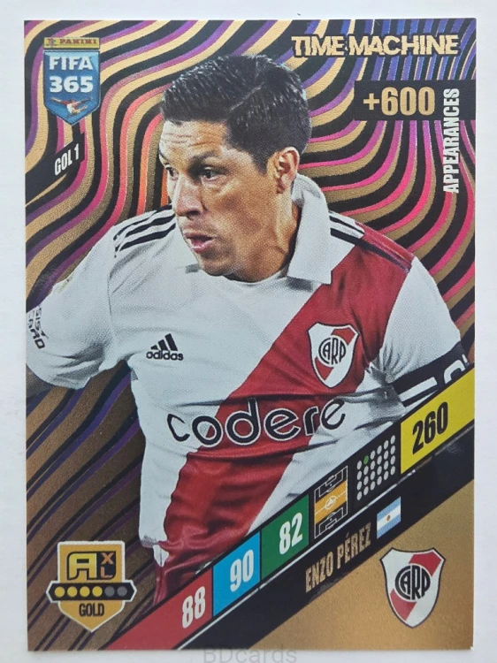 2024 Panini Fifa 365 Enzo Perez River Plate Time Machine /F