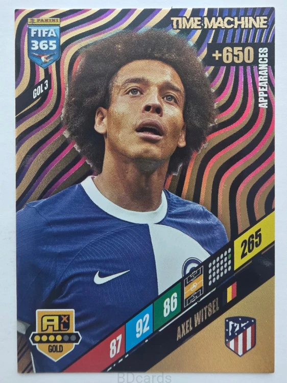 2024 Panini Fifa 365 Alex Vitsel Atletico Madryt Time Machine /F