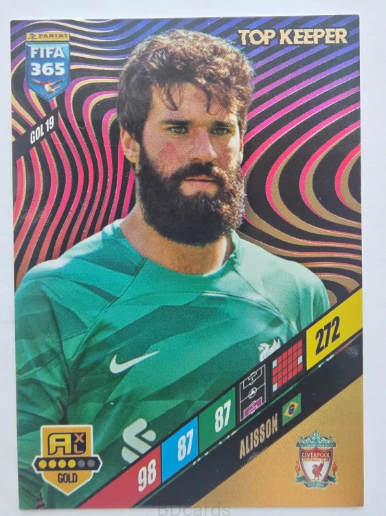 2024 Panini Fifa 365 Alisson Liverpool Top Keeper /F