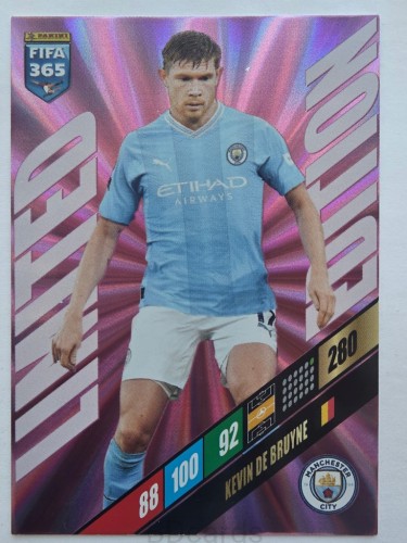 2024 Panini Fifa 365 Kevin De Bruyne Manchester City Limited Edition /NU23