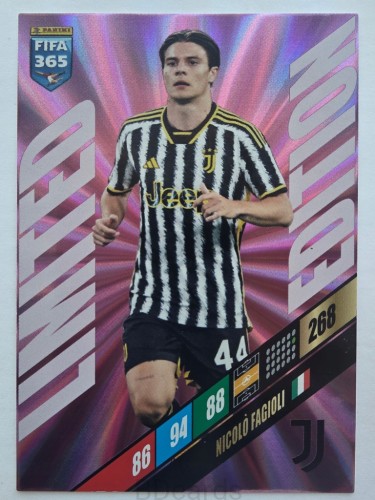 2024 Panini Fifa 365 Nicolo Fagioli Juventus Limited Edition /NU26
