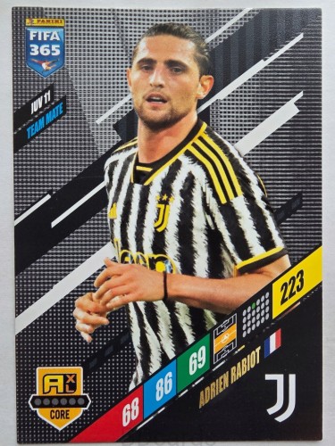 2024 Panini Fifa 365 Adrien Rabiot JUV11 Juventus /R7