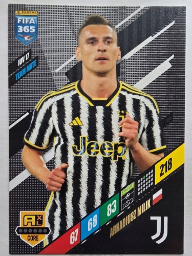 2024 Panini Fifa 365 Arkadiusz Milik JUV17 Juventus /R8