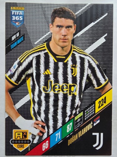 2024 Panini Fifa 365 Dusan Vlahović JUV18 Juventus /R10