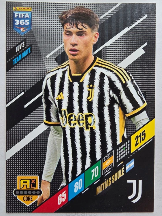 2024 Panini Fifa 365 Matias Soule JUV3 Juventus /R10