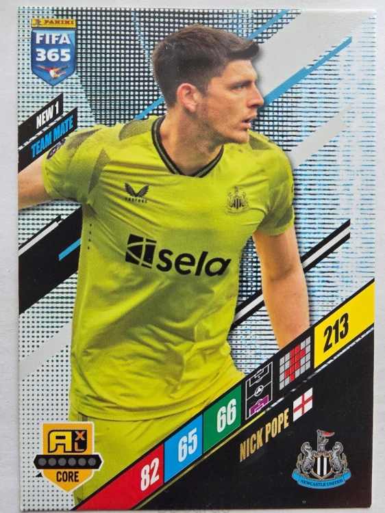 2024 Panini Fifa 365 Nick Pope NEW1 Newcastle United /R11