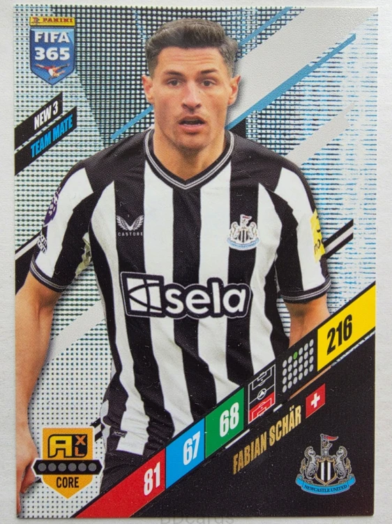 2024 Panini Fifa 365 Fabian Schar NEW Newcastle United /R12