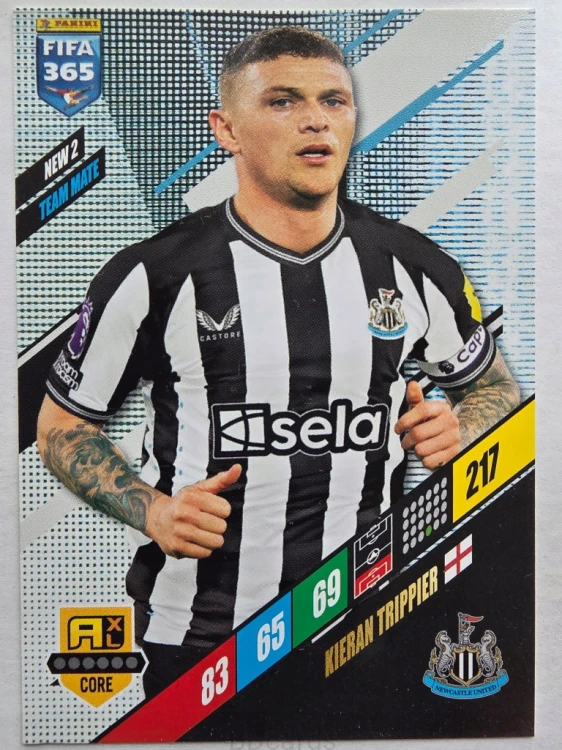2024 Panini Fifa 365 Kieran Trippier NEW2 Newcastle United /R12