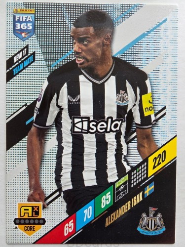 2024 Panini Fifa 365 Aleksander Isak NEW17 Newcastle United /R12