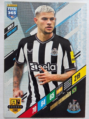 2024 Panini Fifa 365 Bruno Guimaraes NEW9 Newcastle United -/R12