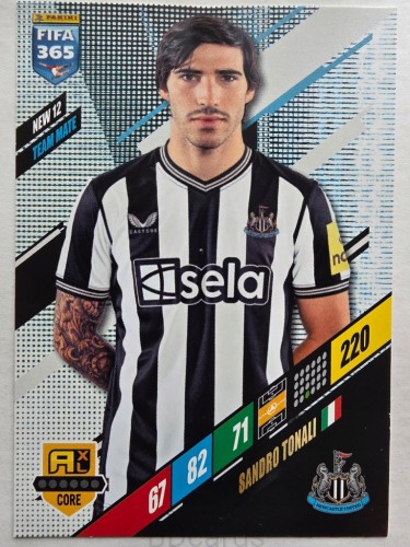 2024 Panini Fifa 365 Sandro Tonali NEW12 Newcastle United /R12