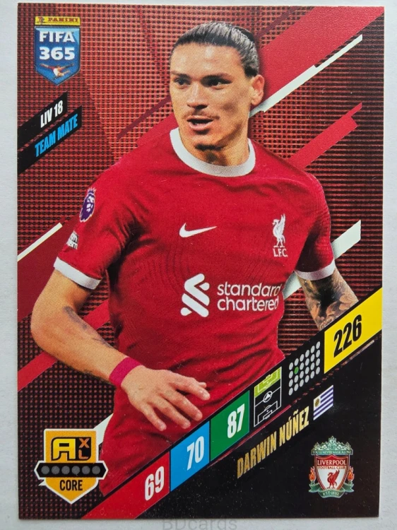 2024 Panini Fifa 365 Darwin Nunez LIV18 Liverpool /R14