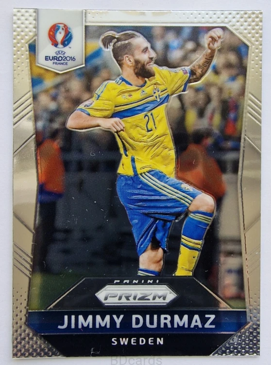 2016 Panini Euro Prizm Jimmy Durmaz Szwecja /B