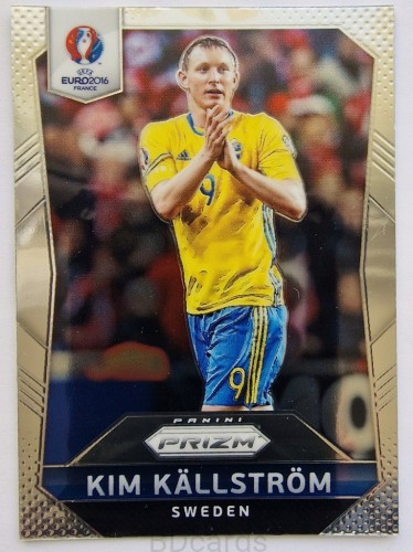 2016 Panini Euro Prizm Kim Kallstrom Szwecja /B