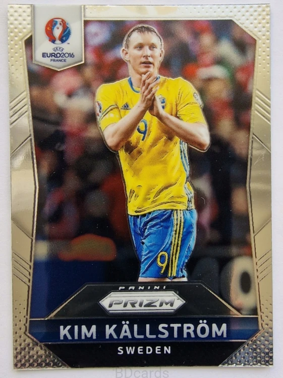 2016 Panini Euro Prizm Kim Kallstrom Szwecja /B