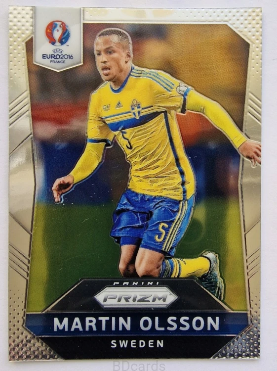 2016 Panini Euro Prizm Martin Olsson Szwecja /B