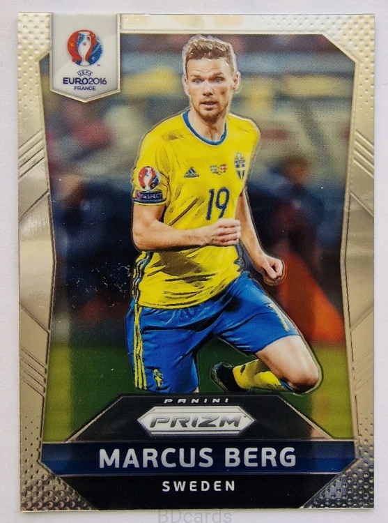 2016 Panini Euro Prizm Marcus Berg Szwecja /B