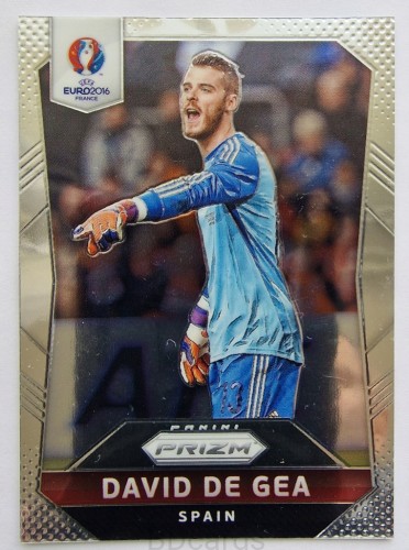 2016 Panini Euro Prizm David De Gea Hiszpania /B