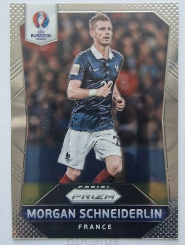 2016 Panini Prizm Euro Morgan Schneiderlin Francja /B