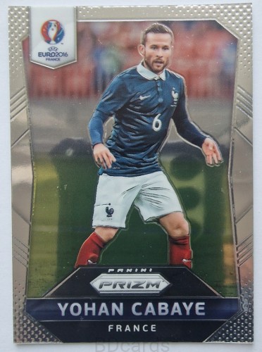 2016 Panini Prizm Euro Yohan Cabaye Francja /B