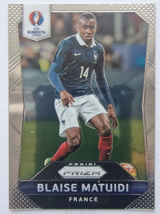 2016 Panini Prizm Euro Blaise Matuidi Francja /B
