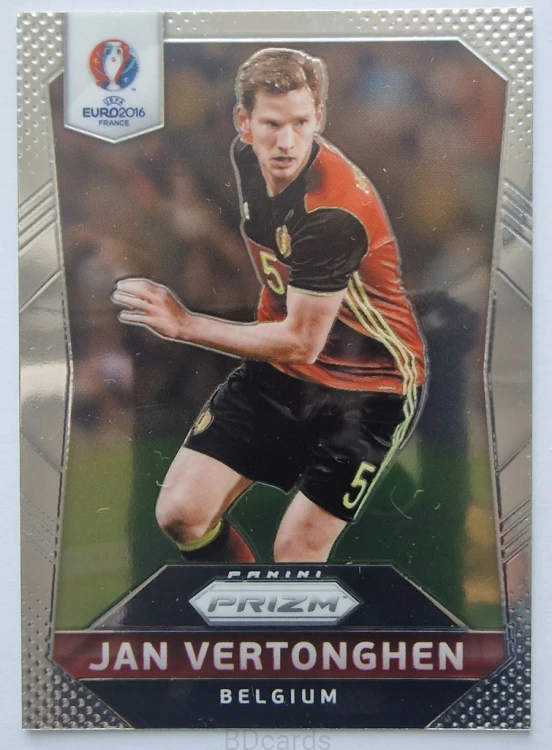 2016 Panini Prizm Euro Jan Vertonghen Belgia /B