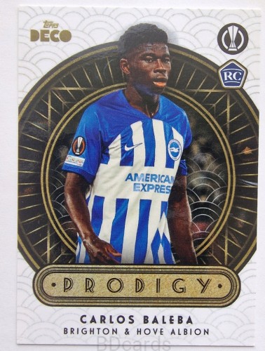2023-24 Topps Deco Carlos Baleba Brighton /NU11