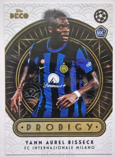 2023-24 Topps Deco Yann Aurel Bisseck Inter /NU11