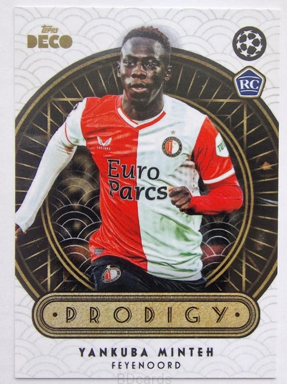 2023-24 Topps Deco Yankuba Minteh Feyenord /NU12