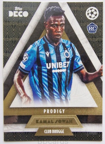 2023-24 Topps Deco Kamal Jowah Club Brugge /NU14