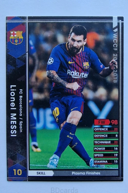 2017-18 Panini WCCF Messi FC Barcelona Japan Version /AU18
