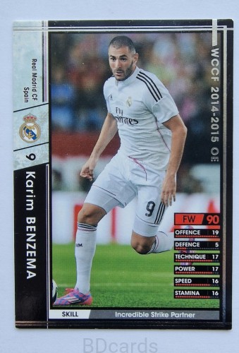 2013-14 Panini WCCF JP Karim Benzema Legend Real Madryt /SP