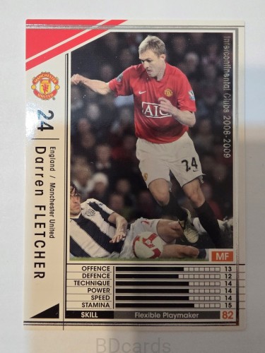 2008-09 Panini WCCF Darren Fletcher Manchester United/A