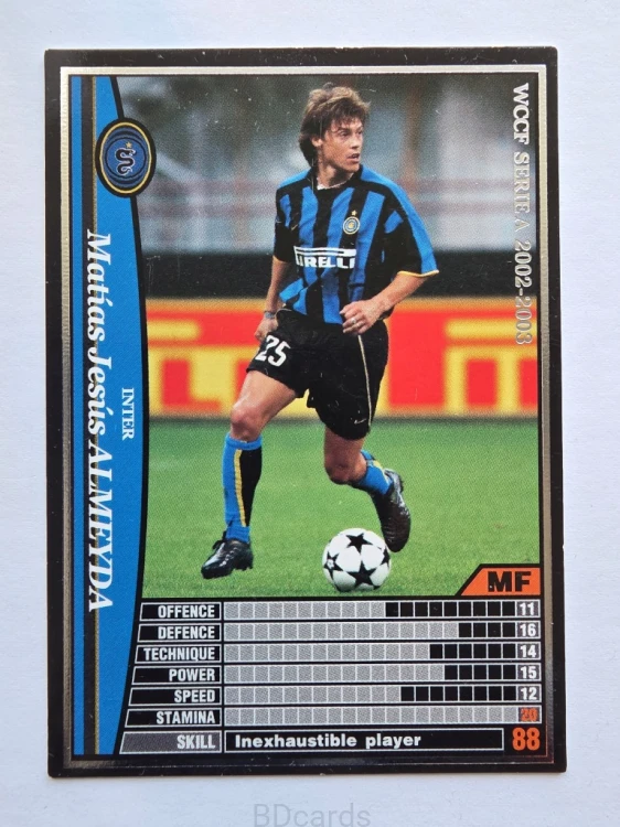 2002-03 Panini WCCF Matias Almeyda Inter /A