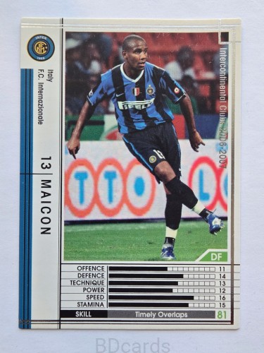 2006-07 Panini WCCF Maicon Inter /A