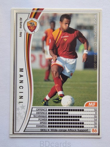 2005-06 Panini WCCF Mancini As Roma /A