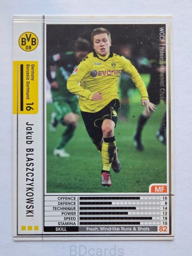 2010-11 Panini WCCF Jakub Błaszczykowski Borussia Dortmund /A