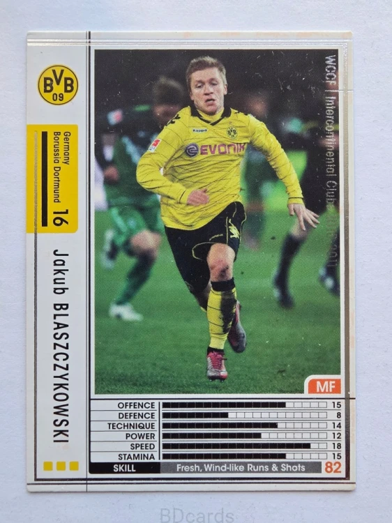 2010-11 Panini WCCF Jakub Błaszczykowski Borussia Dortmund /A