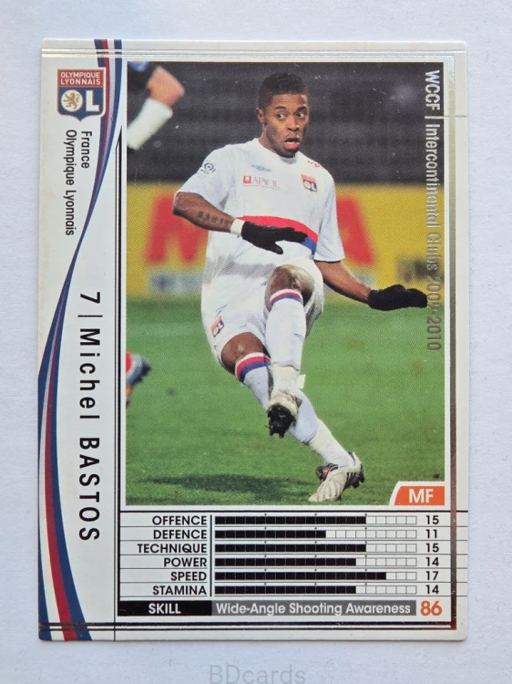2009-10 Panini WCCF Michel Bastos Olympique Lyon /A