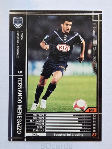 2006-07 Panini WCCF Fernando Mengazzo Bordeaux /A