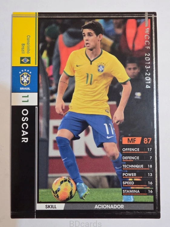 2013-14 Panini WCCF Oscar Brazylia /A