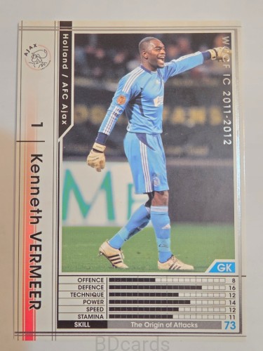 2011-12 Panini WCCF Kenneth Wermeer Ajax /A