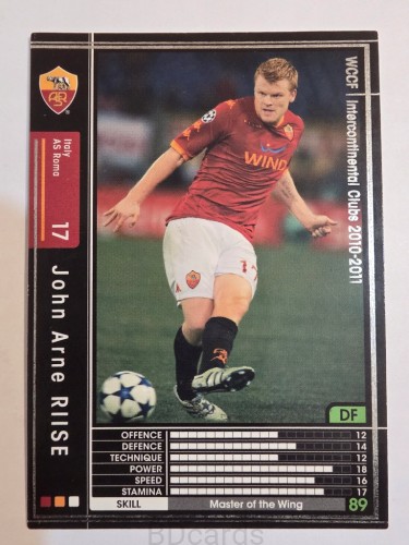 2010-11 Panini WCCF John Arne Riise /A