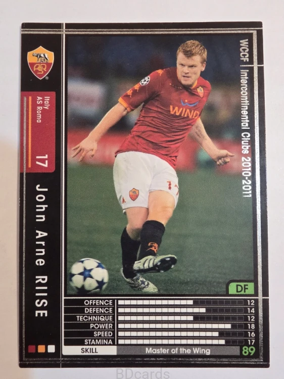 2010-11 Panini WCCF John Arne Riise /A