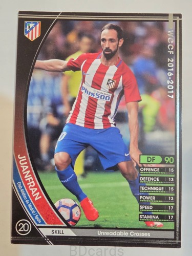 2016-17 Panini WCCF Juanfran Atletico Madryt /A