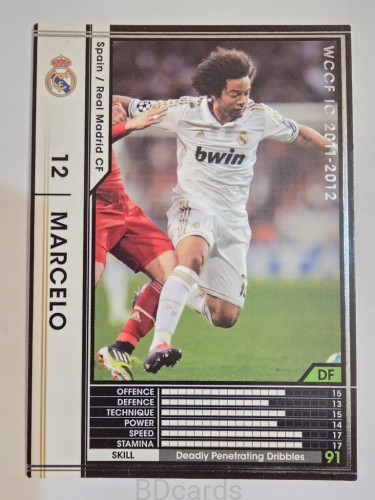 2011-12 Panini WCCF Marcelo Real Madryt /A