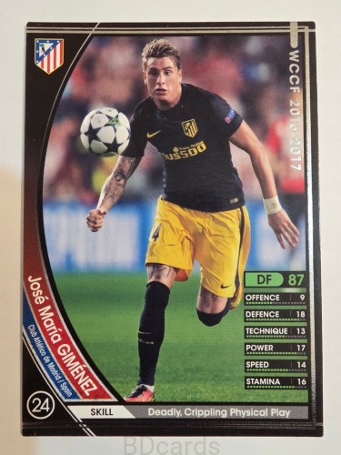 2016-17 Panini WCCF Jose Maria Gimenez /A